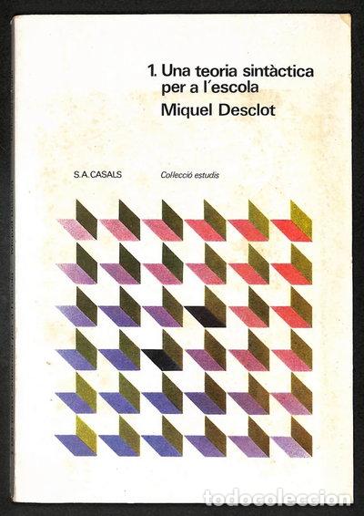 Libri di seconda mano: Una teoria sint&agrave;ctica per a l'escola- 9788421801512