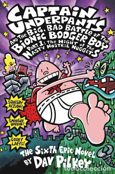 Livres: The Big, Bad Battle of the Bionic Booger Boy- 9780439977364