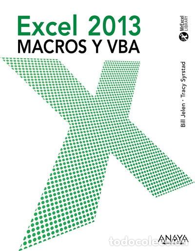 Libros: Excel 2013. Macros y VBA- 9788441533929