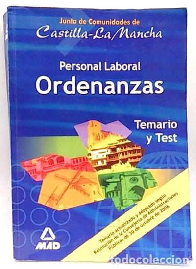 Libros: Ordenanzas, personal laboral, Junta de Comunidades de Castilla-La Mancha. Tem...- 9788466565851