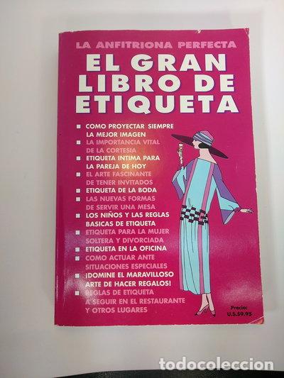Livres: El gran libro de etiqueta- 0020267132979