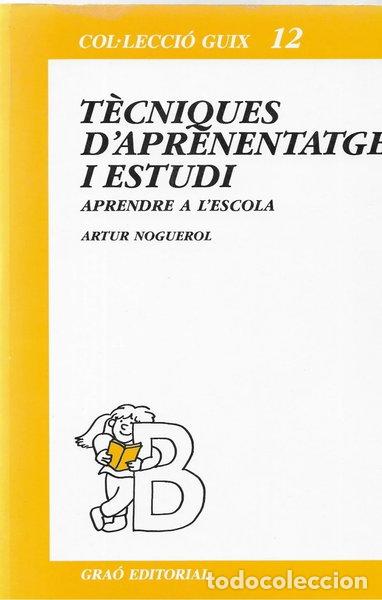 books: T&egrave;cniques d'aprenentatge i estudi- 9788478270026