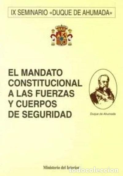 Livros em segunda m&atilde;o: El mandato constitucional a las fuerzas y cuerpos de seguridad- 9788481501780