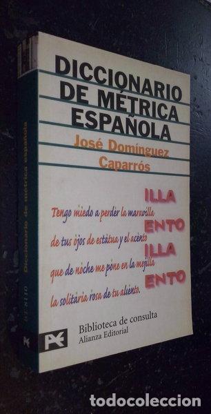Livres: Diccionario de m&eacute;trica espa&ntilde;ola- 9788420636764