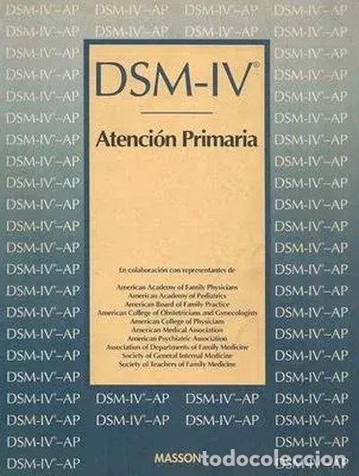 Libros: DSM-IV Atenci&oacute;n Primaria- 9788445804339