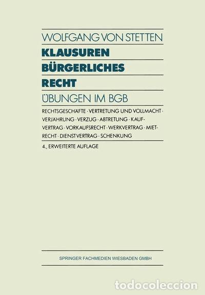 Libros: Klausuren B&uuml;rgerliches Recht- 9783409477307