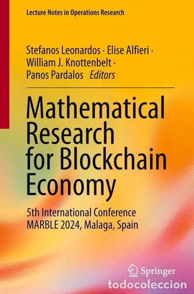 Libros: Mathematical Research for Blockchain Economy- 9783031689734