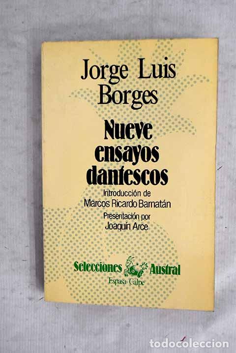 books: Nueve ensayos dantescos.- Borges, Jorge Luis