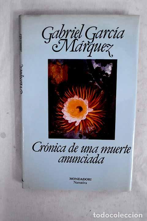 books: Cr&oacute;nica de una muerte anunciada.- Garc&iacute;a M&aacute;rquez, Gabriel