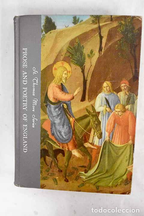 Libros: Prose and poetry of England.- Moro, Tom&aacute;s