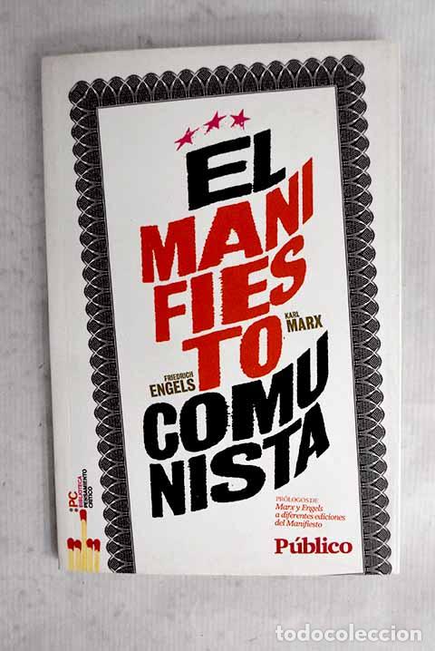 Libros: El manifiesto comunista.- Marx, Karl