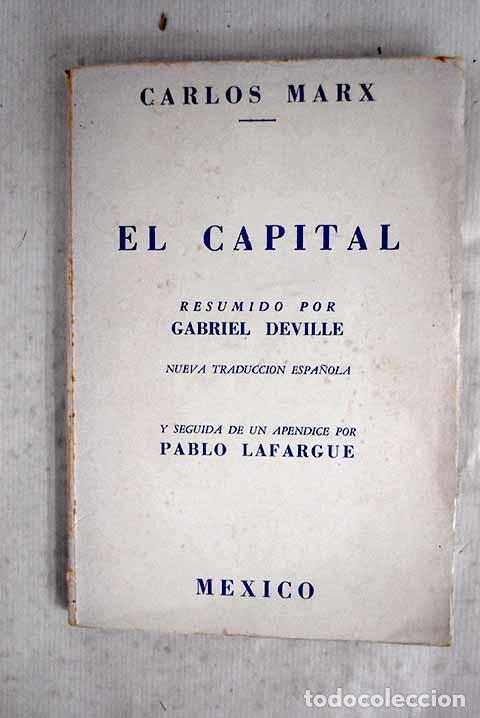 Livres: El capital: Marx, Karl.- Marx, Karl