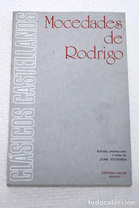 Libros: Mocedades de Rodrigo