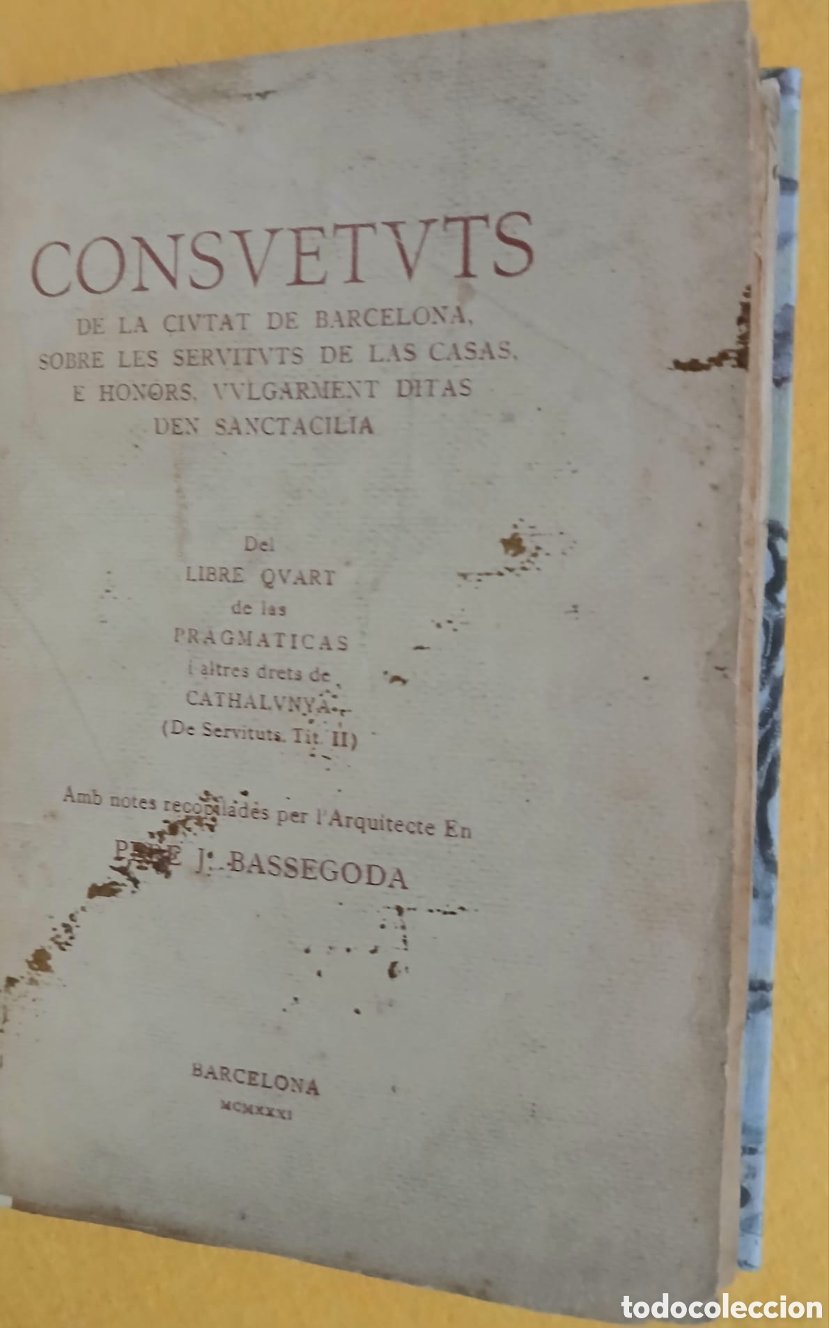 Libros: Consvetvts, J. Bassegoda - Foto 3