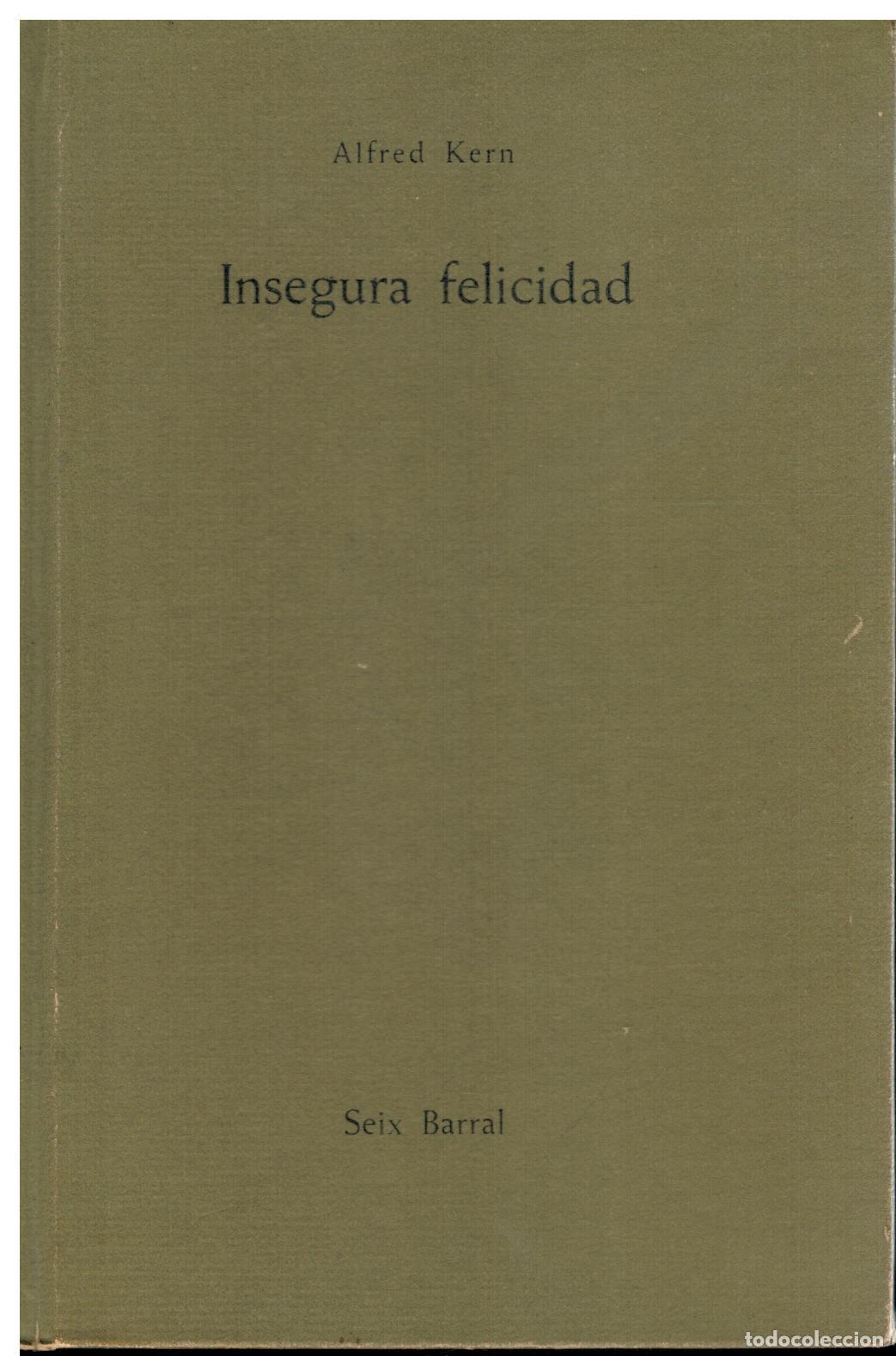 B&uuml;cher: INSEGURA FELICIDAD