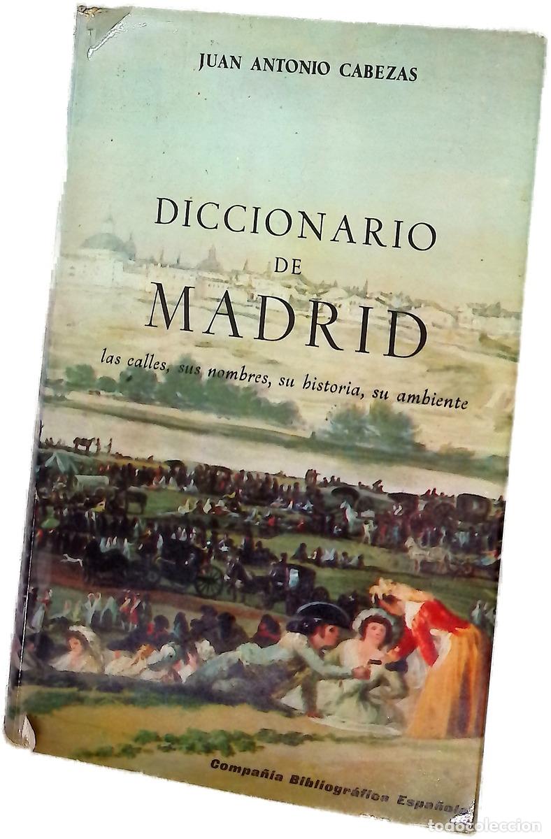 Libros: Diccionario de Madrid Las calles, sus nombres su historia, su ambiente