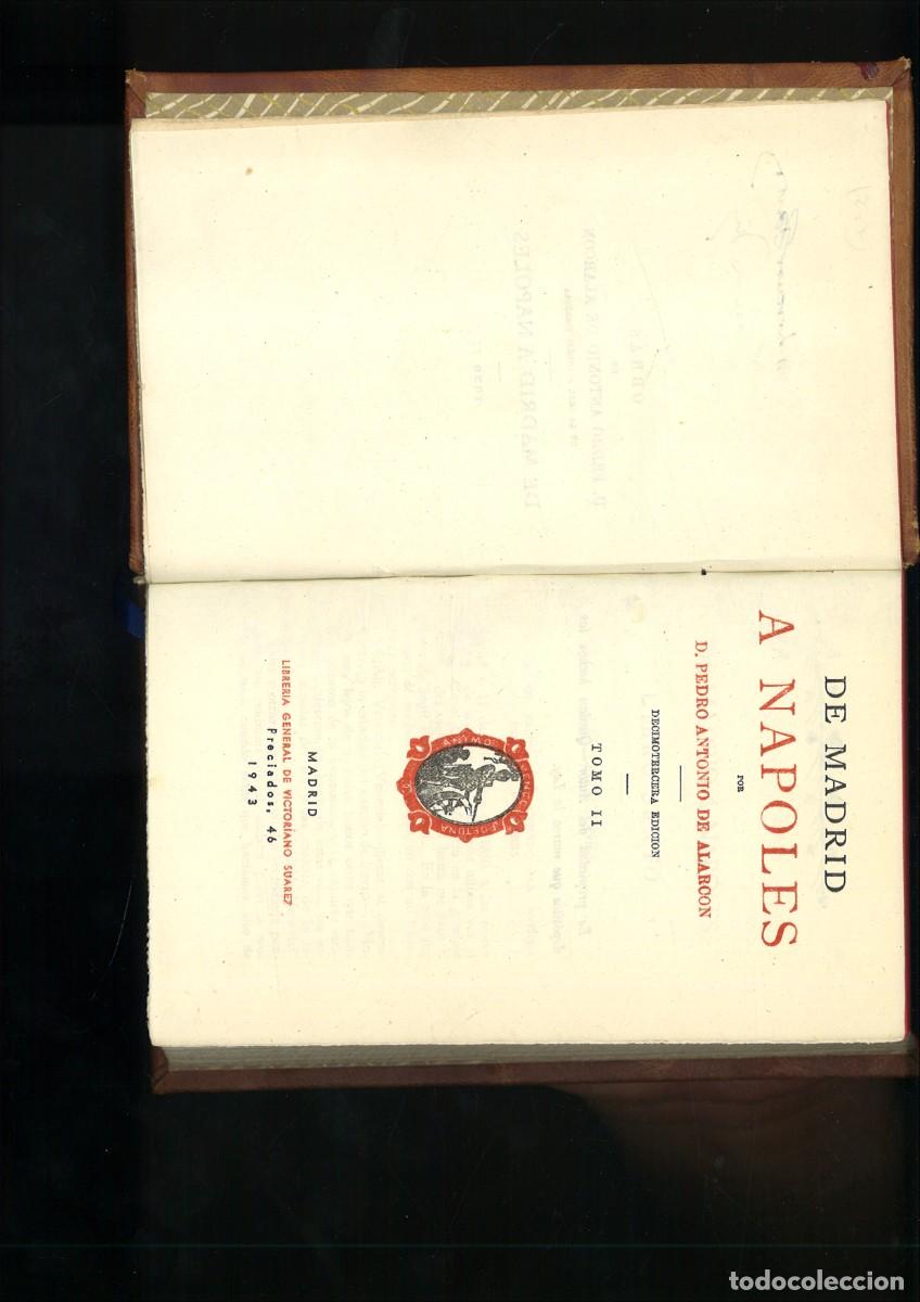 Libros: DE MADRID A NAPOLES. TOMO II. MPedro Antonio de Alarc&oacute;n