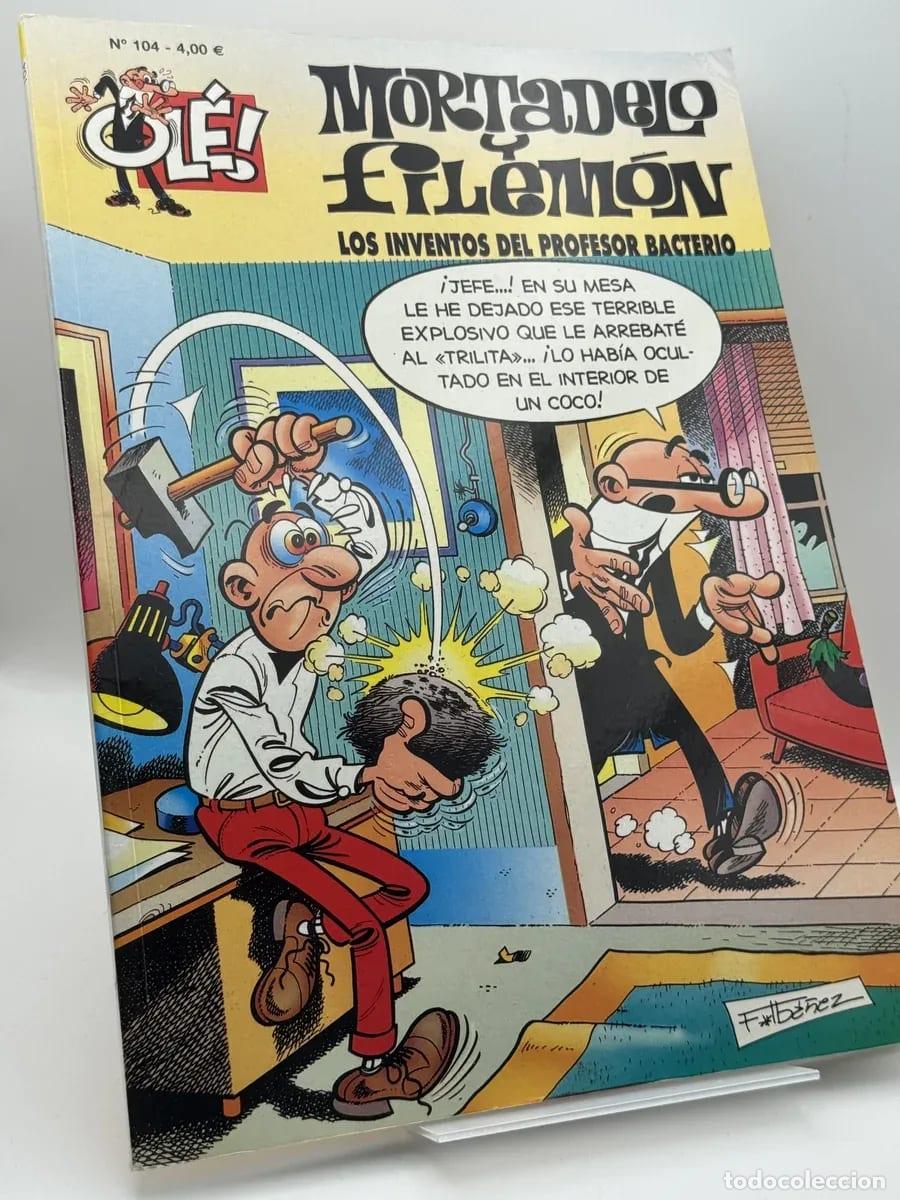 Libros: Mortadelo y Filem&oacute;n: Los inventos del profesor Bacterio - Francisco Ib&aacute;&ntilde;ez