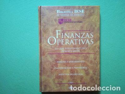 Libros: Finanzas operativas. Lo que todo directivo deber&iacute;a saber- 9788441306028