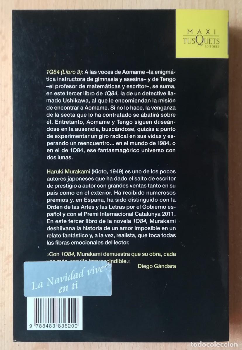 Libros: 1q84 Libro 3. Haruki Murakami. Tusquets 2012. Colecci&oacute;n Maxi. - Foto 6