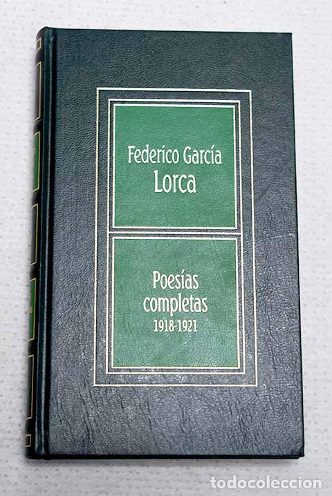 Libri di seconda mano: Poes&iacute;as completas, tomo I.- Garc&iacute;a Lorca, Federico
