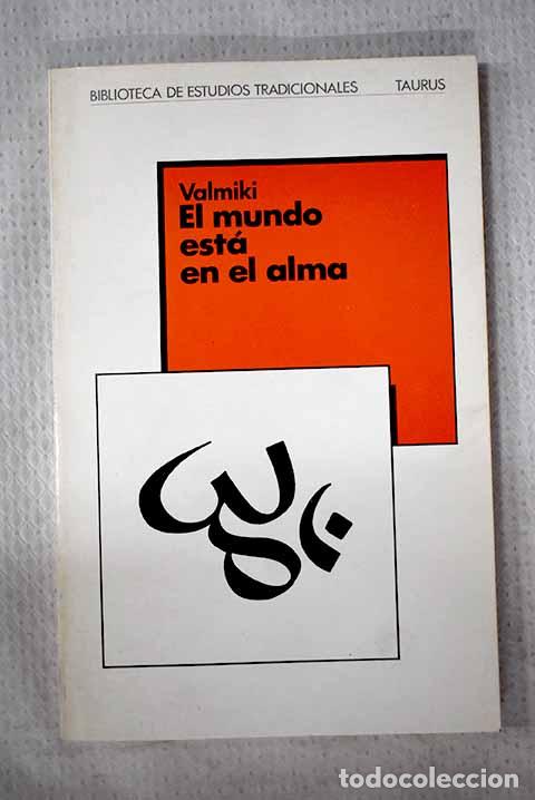 books: El mundo est&aacute; en el alma: Yoga-Vasishtha .- Valmiki