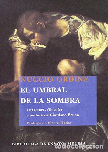 Libros: El umbral de la sombra. Literatura, filosof&iacute;a y pintura en Giordano Bruno