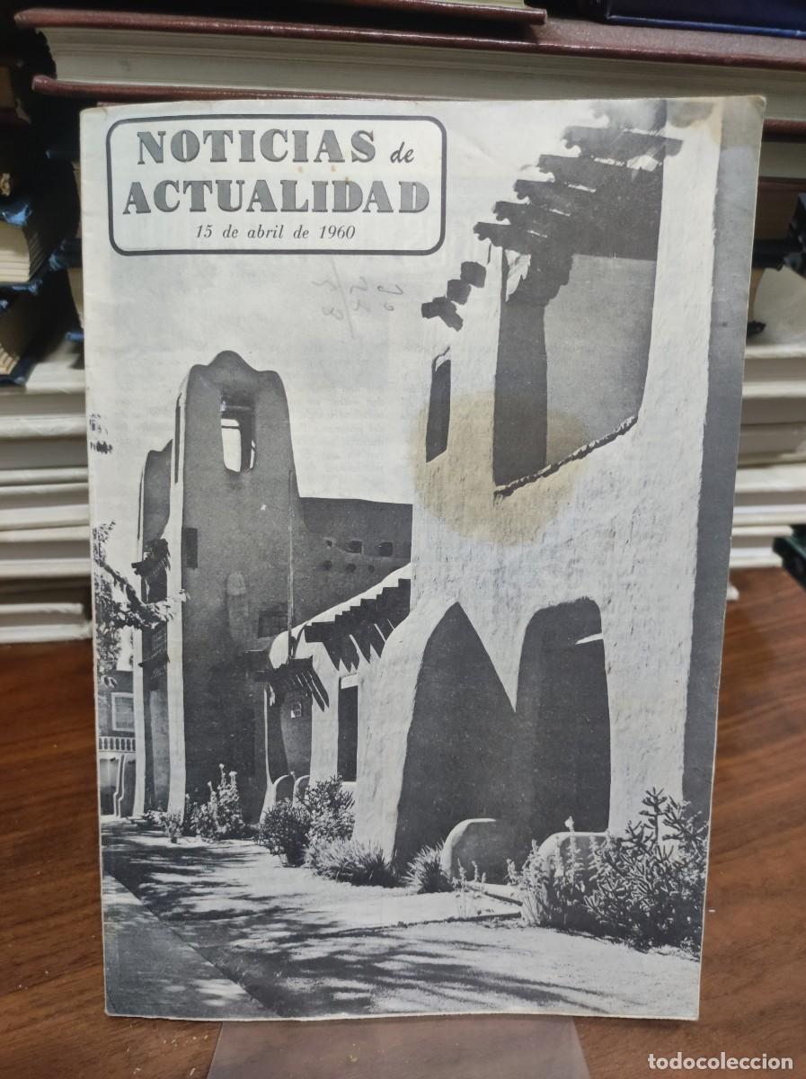 Libros: Noticias de Actualidad (15 de abril de 1960) Portada: Arquitectura tradicional tipo Pueblo/Adobe d