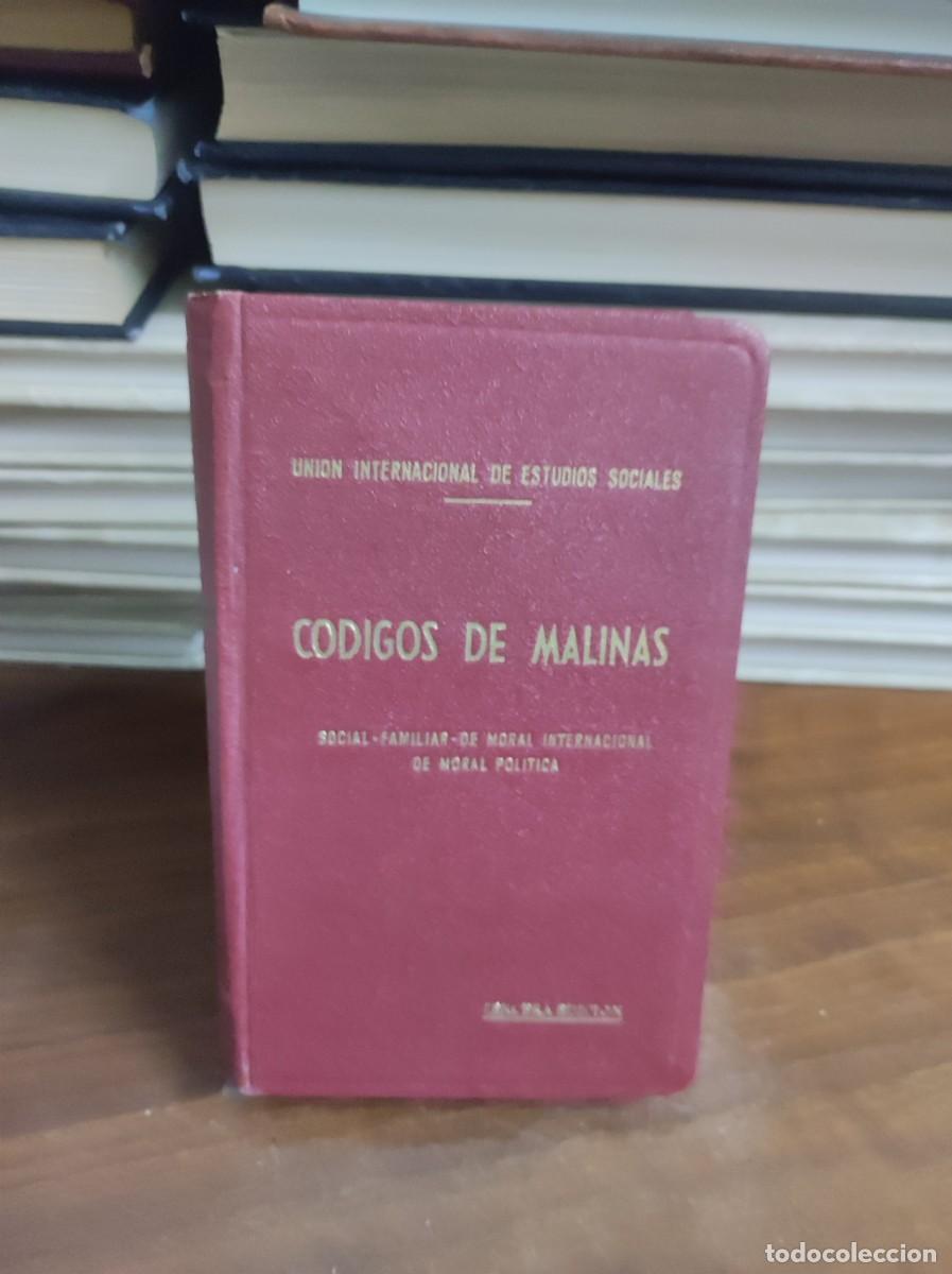 Libros: C&oacute;digos de Malinas Uni&oacute;n Internacional de Estudios Sociales.