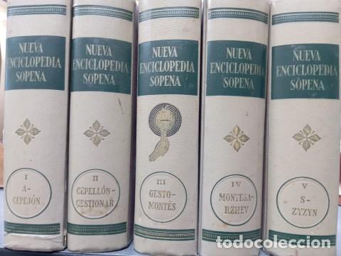 Libros: Nueva Enciclopedia Sopena. Diccionario Ilustrado de la Lengua Espa&ntilde;ola. 5 VOLS. COMPLETA - RAM&Oacute;N SOP