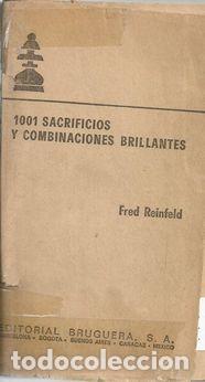 books: 1001 SACRIFICIOS Y COMBINACIONES BRILLANTES - REINFELD, FRED