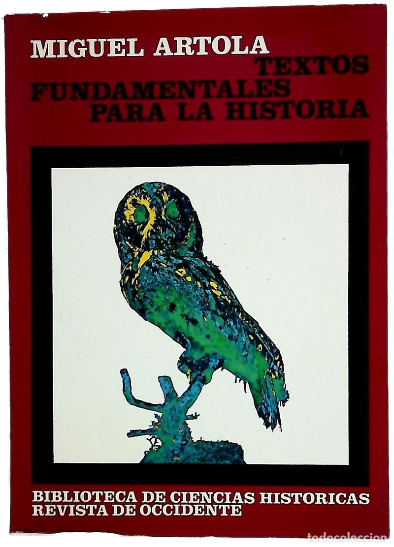 Libros: Textos fundamentales para la historia.