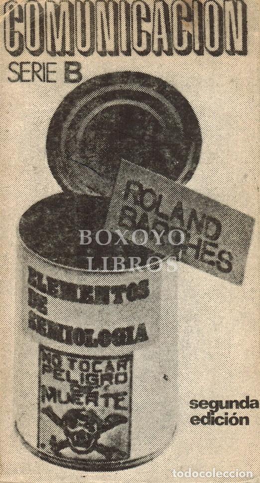 books: BARTHES, Roland. Elementos de semiolog&iacute;a. Traducci&oacute;n Alberto M&eacute;ndez