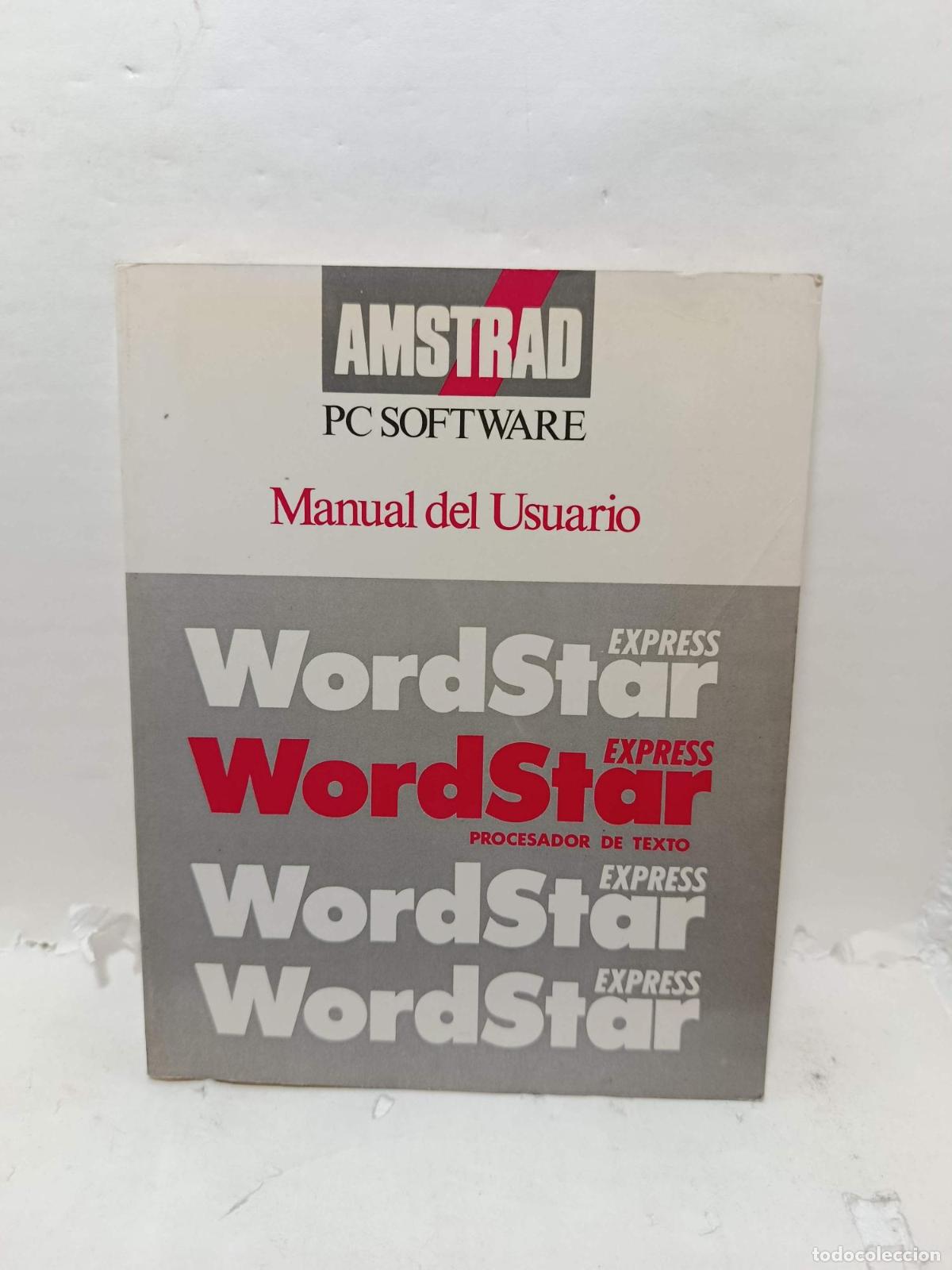 Libros: MANUAL DE USUARIO. Wordstar Express, Procesador de texto. -