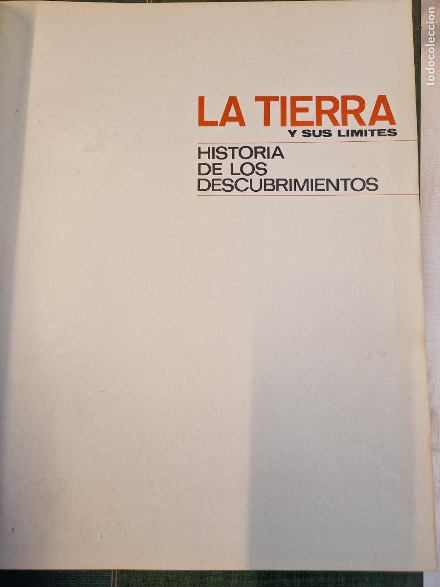 Libros: LA TIERRA. HISTORIA DE LOS DESCUBRIMIENTOS. EDITORIAL SALVAT.