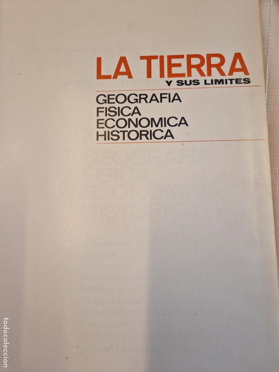 Libros: LA TIERRA. GEOGRAFIA, FISICA, ECONIMICA, HISTORICA. EDITORIAL SALVAT.