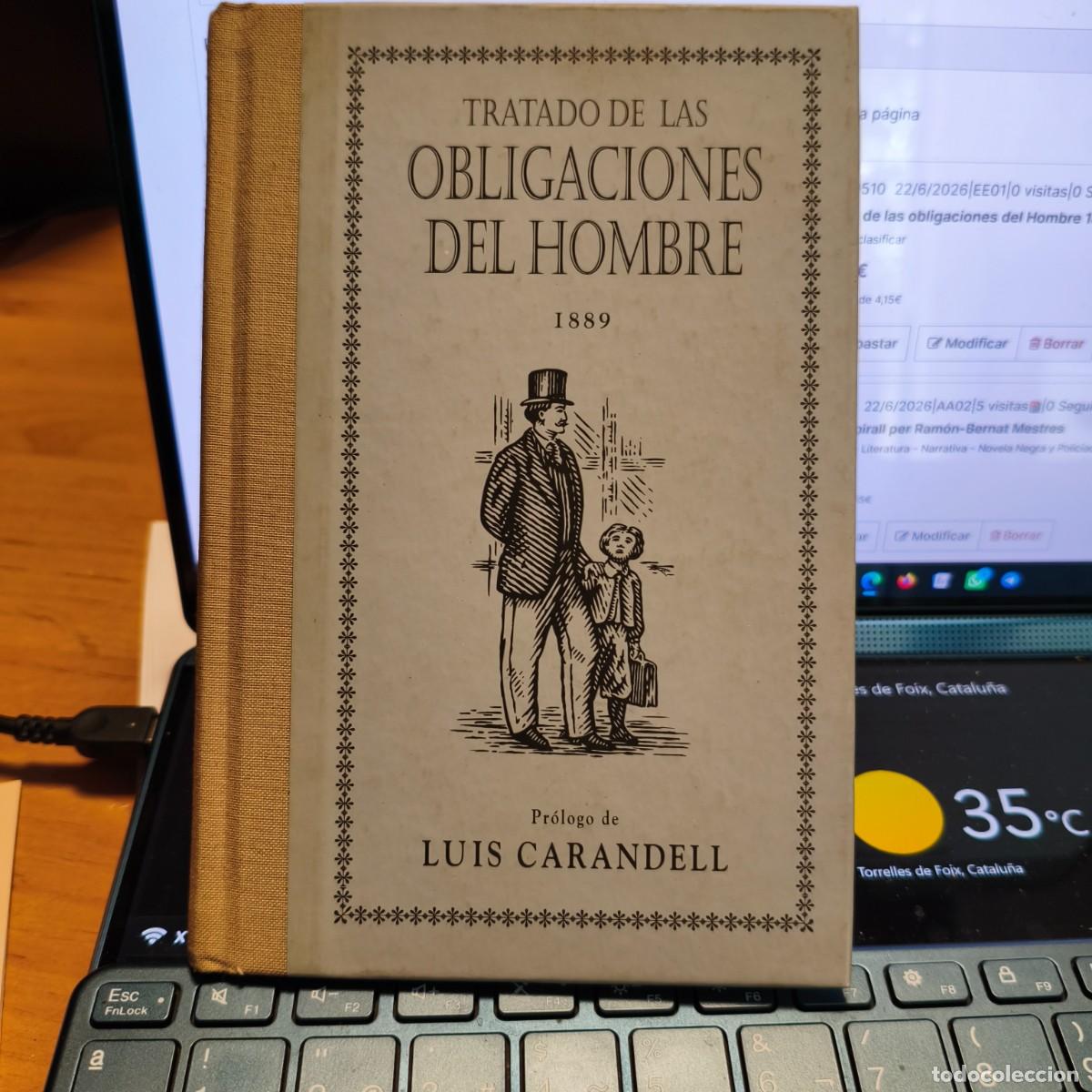 Libros: Tratado de las obligaciones del Hombre 1889
