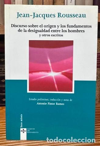 Libros: DISCURSO SOBRE EL ORIGEN Y LOS FUNDAMENTOS DE LA DESIGUALDAD ENTRE LOS HOMBRES Y OTROS ESCRITOS - RO