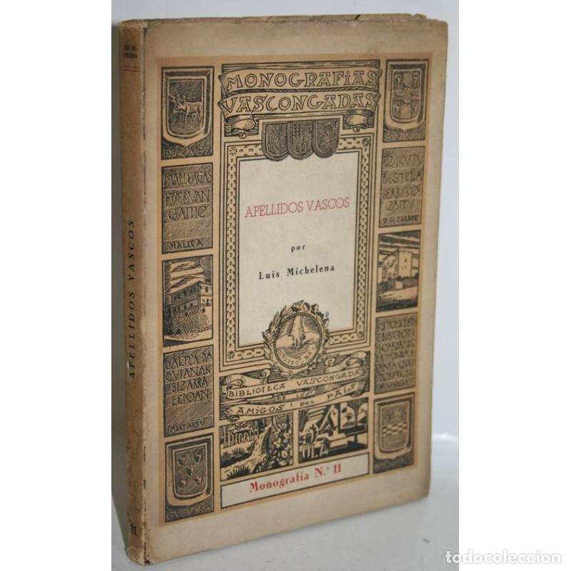 Libri di seconda mano: APELLIDOS VASCOS - MICHELENA, Luis