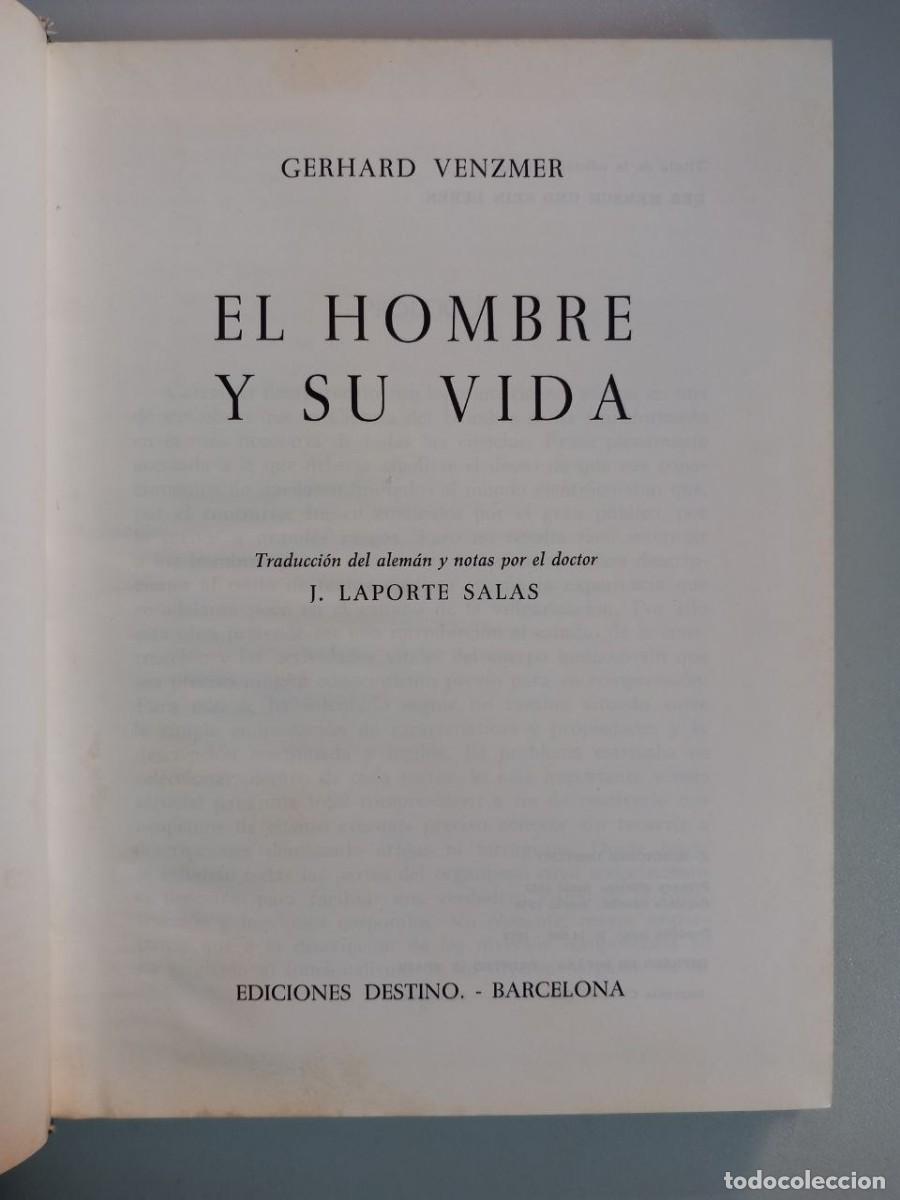 Libros: El hombre y su vida. - VENZMER, Gerhard: - Foto 3