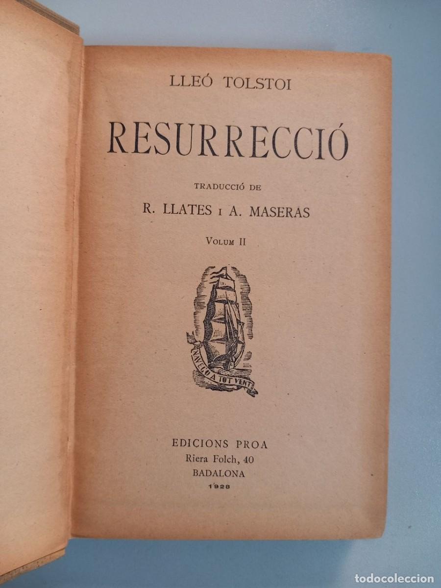 Libros: Resurrecci&oacute;. (Vol. II). - TOLSTOI, Lle&oacute;: - Foto 4