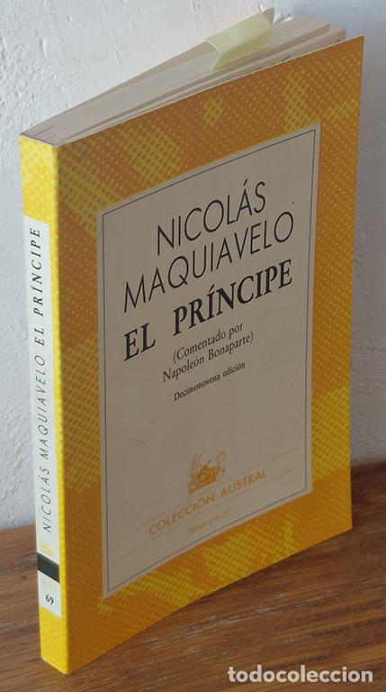 Livros em segunda m&atilde;o: EL PR&Iacute;NCIPE (comentado por Napole&oacute;n Bonaparte) - MAQUIAVELO