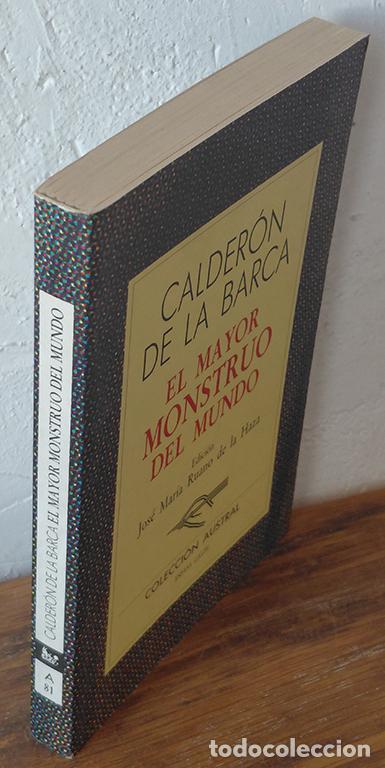 Livros em segunda m&atilde;o: EL MAYOR MONSTRUO DEL MUNDO - CALDER&Oacute;N DE LA BARCA