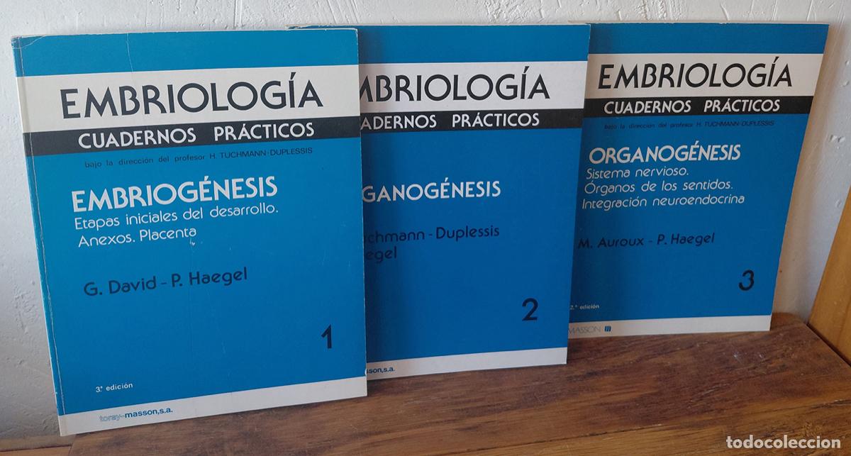 books: EMBRIOLOG&Iacute;A. Cuadernos Pr&aacute;cticos (3): 1. EMBRIOG&Eacute;NESIS. &Eacute;tapas iniciales del desarrollo. Anexos. Pla