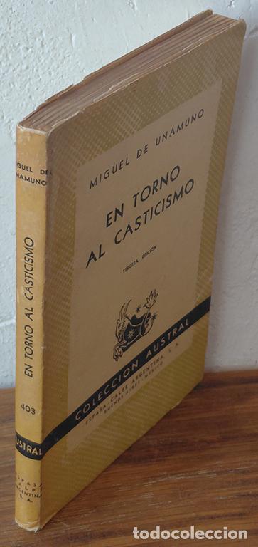 books: EN TORNO AL CASTICISMO - MIGUEL DE UNAMUNO