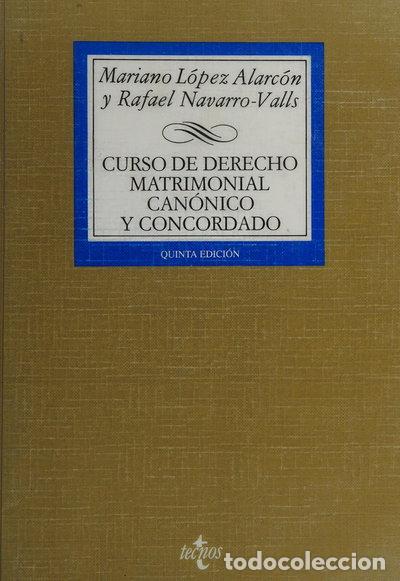 books: Curso de derecho matrimonial can&oacute;nico y concordado- 9788430924363