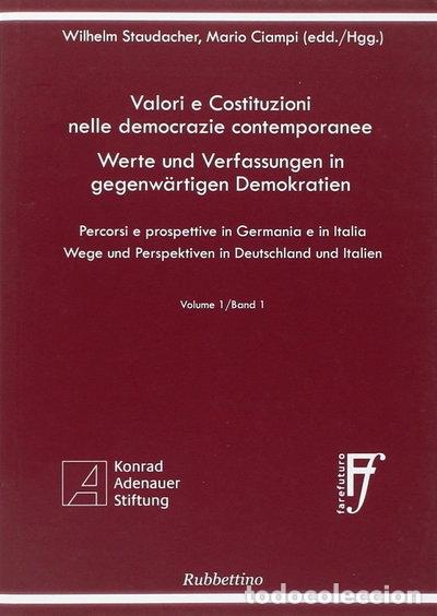 books: Valori e costituzioni nelle democrazie contemporanee- 9788849828610