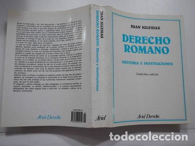 Libri di seconda mano: Derecho romano. Historia e instituciones- 9788434415621