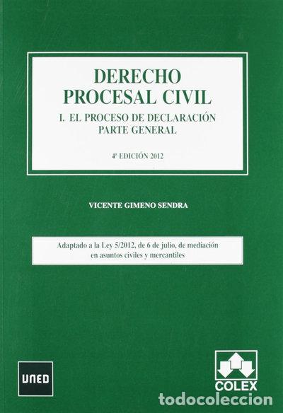 Livres: Derecho Procesal Civil I. Parte General- 9788483423462