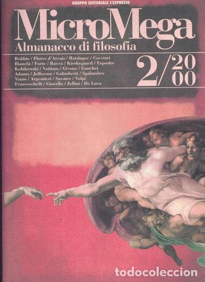 Livros em segunda m&atilde;o: MicroMega 2/2000 - Almanacco di filosofia- 9788883710162